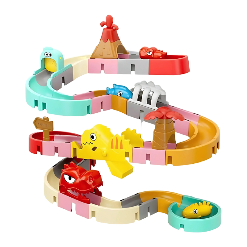 Road-Themed Bath Slide Toy