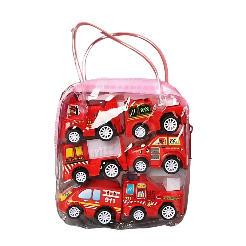 6-in-1 Pull-Back Cars