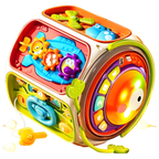 Colorful Activity Cube Brings Together Sound, Movement, and - main product image