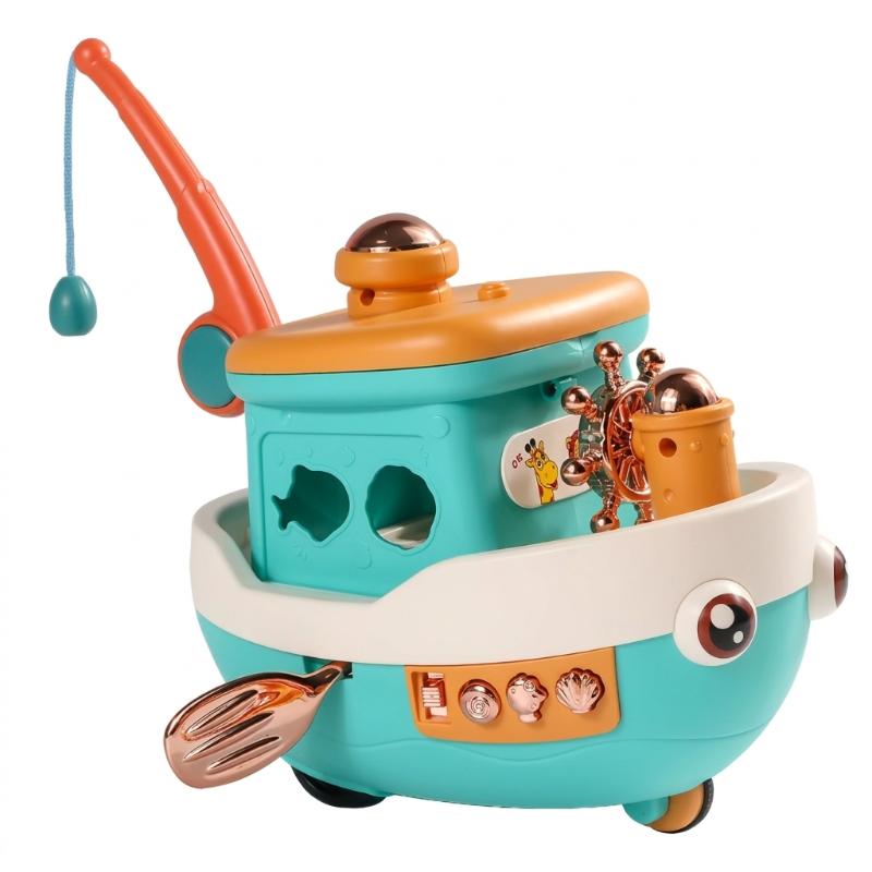 Musical Cruise Boat Toy for Playful Learning Adventures