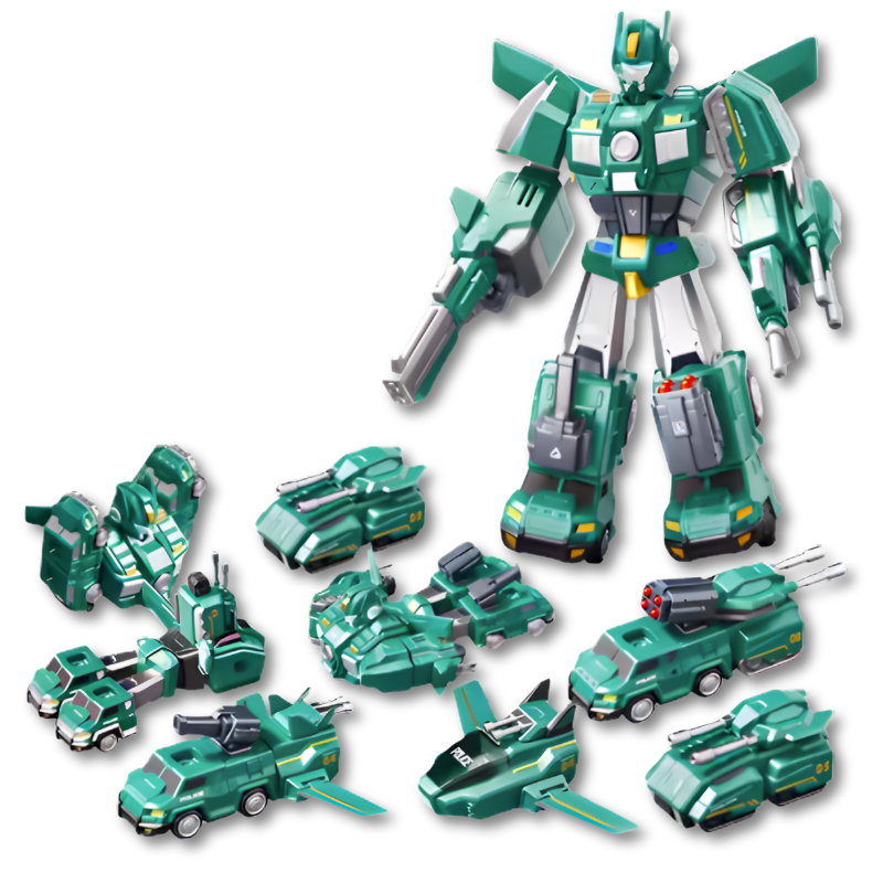 RoboGuard Transforming Team Vehicle Set