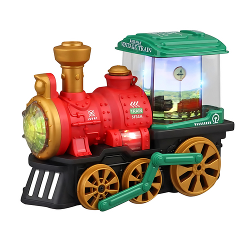 Action-Packed Locomotive with Steam and Light - main product image