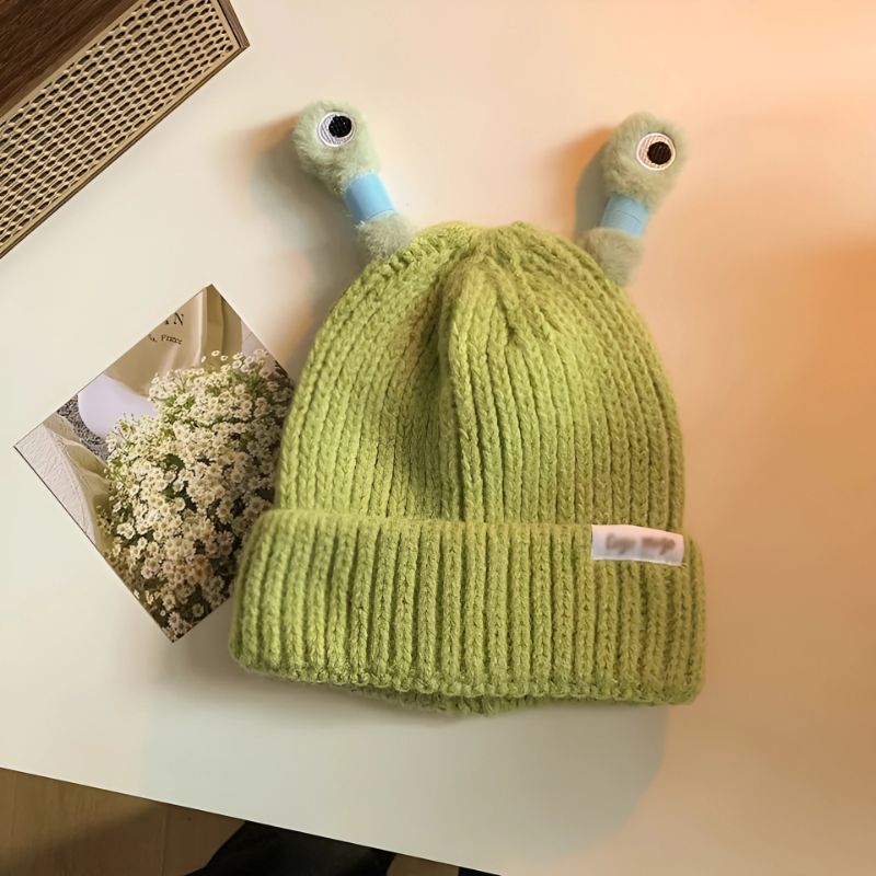 Magical Glowing Monster Knit Hat for Winter Fun