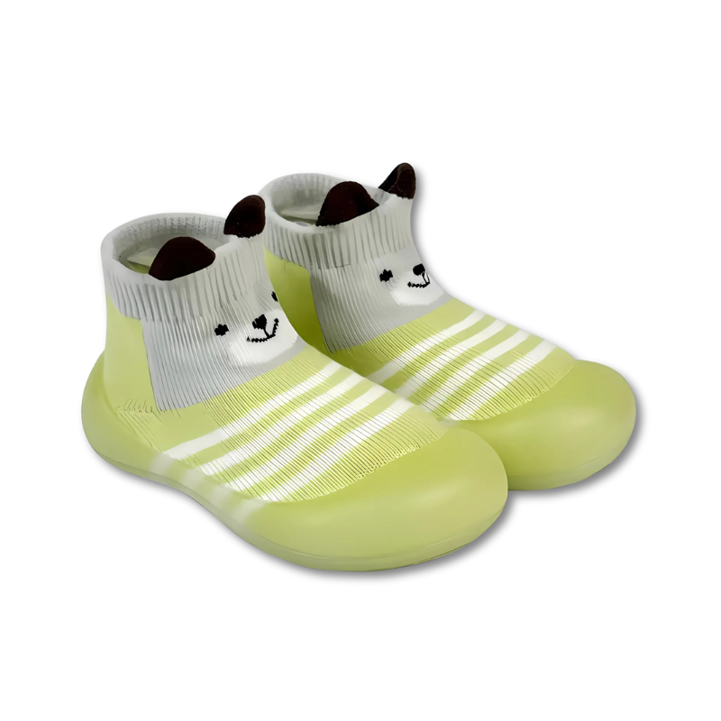 Grip Socks with 3D Animal Faces