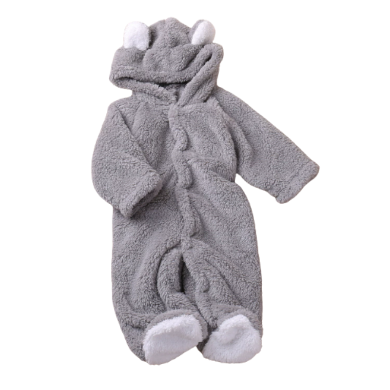 Hooded Baby Romper
