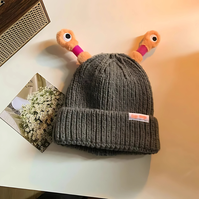 Magical Glowing Monster Knit Hat for Winter Fun