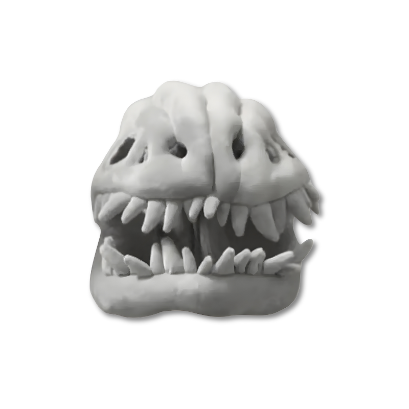 Plush Dinosaur Skeleton Costume