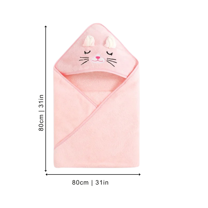 Plush Hooded Towels