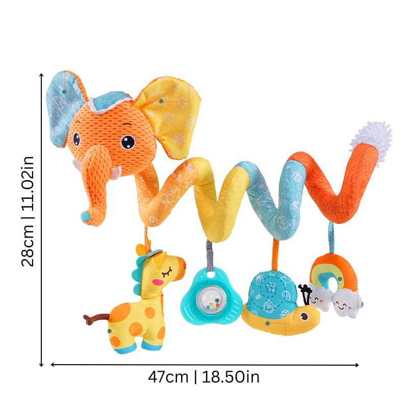 Spiral Toy with Hanging Friends