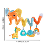 Spiral Toy with Hanging Friends