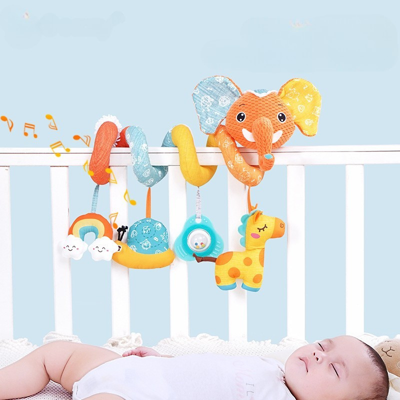 Spiral Toy with Hanging Friends