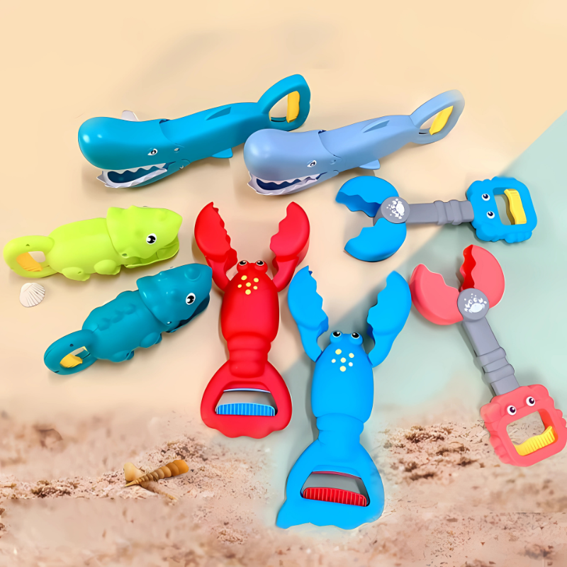 Available Styles: L Obster, Crab, Crocodile, Dinosaur, Shovel, Hippo