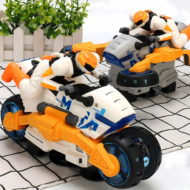 Light-Up Musical Stunt Bike for Endless Fun - main product image