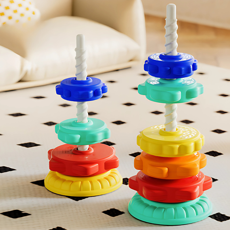 Rainbow Spinning Tower Toy - main product image
