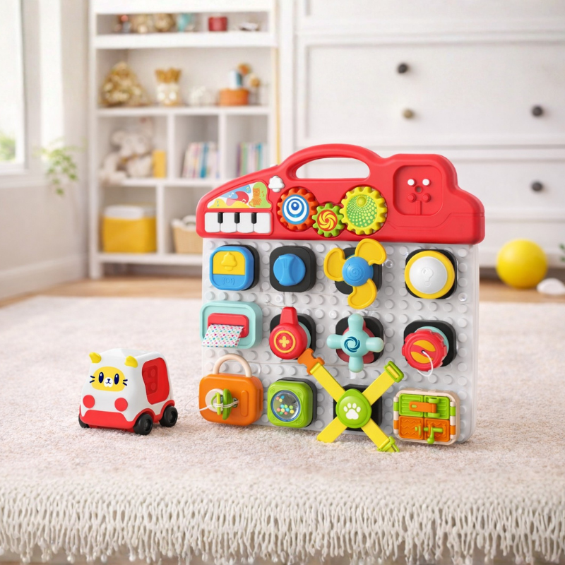 15-in-1 Montessori Activity Board - main product image