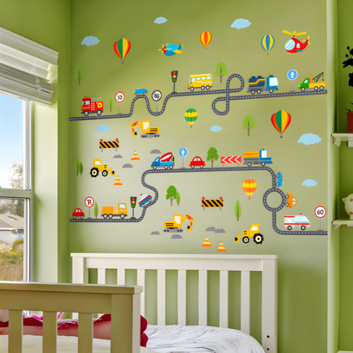 Car and Road Wall Mural - main product image