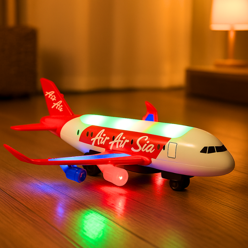 Glowing, Sound-filled Airplane Toy - main product image