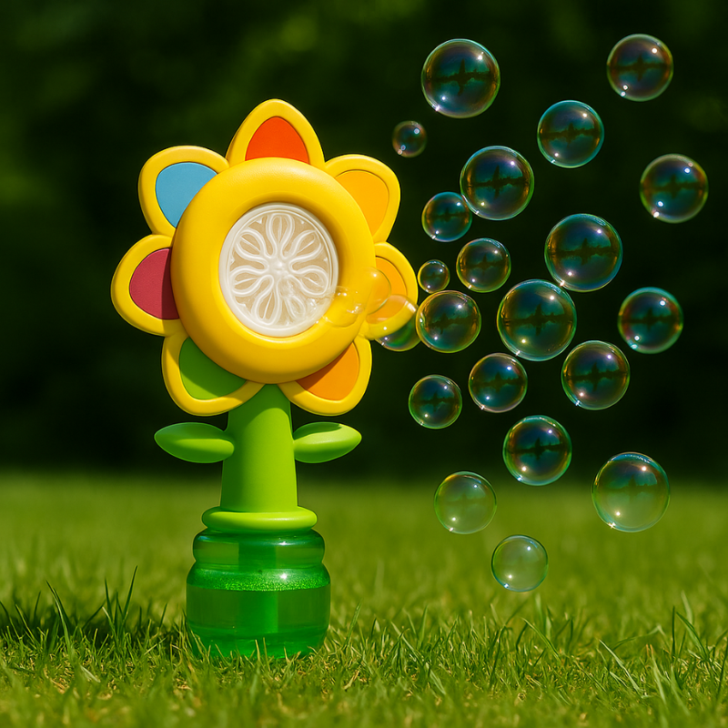 Colorful Bubble Fan Toy