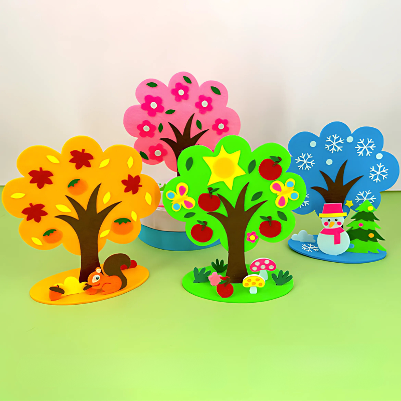 Interactive Felt Tree Kit for Creative Play