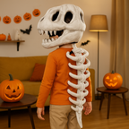 Plush Dinosaur Skeleton Costume