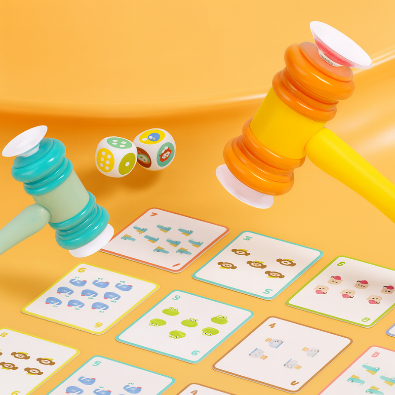 Dice, Cards and Hammers for Learning Tens - main product image