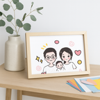 Wooden Display Frame with Secret Storage - main product image