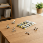 16-Piece Metal Brain Teaser Set