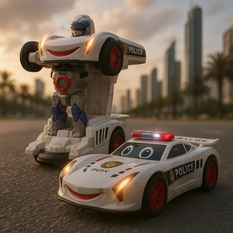 Transforming Police Car - main product image