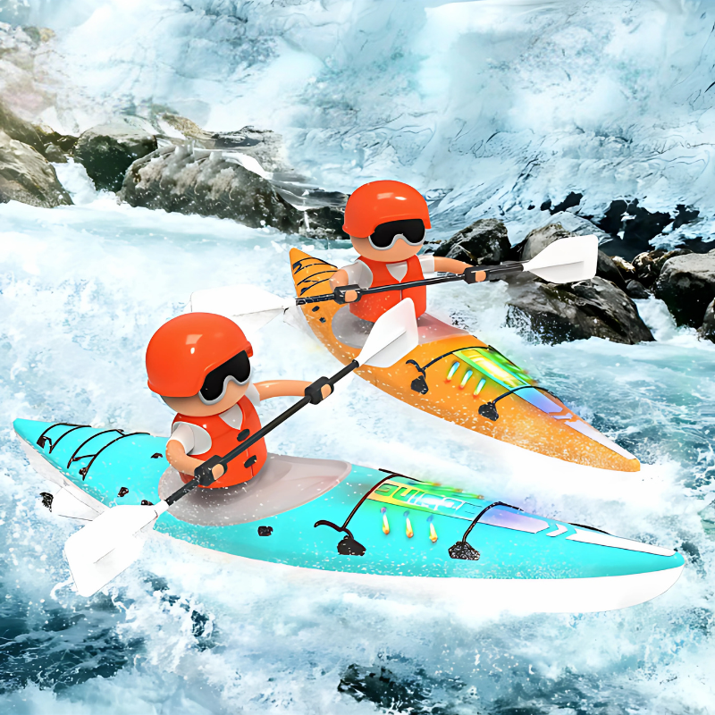 Remote-Control Kayak Toy for Bathtime Fun