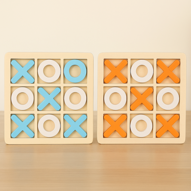 Wooden XOX Game