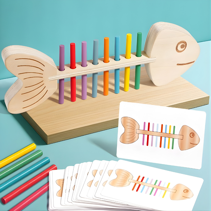 Wooden Fishbone Puzzle - main product image