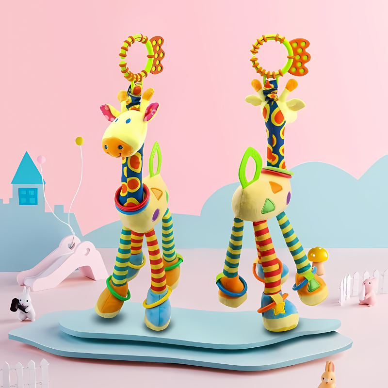 Teether and Sensory Rattle for Babys