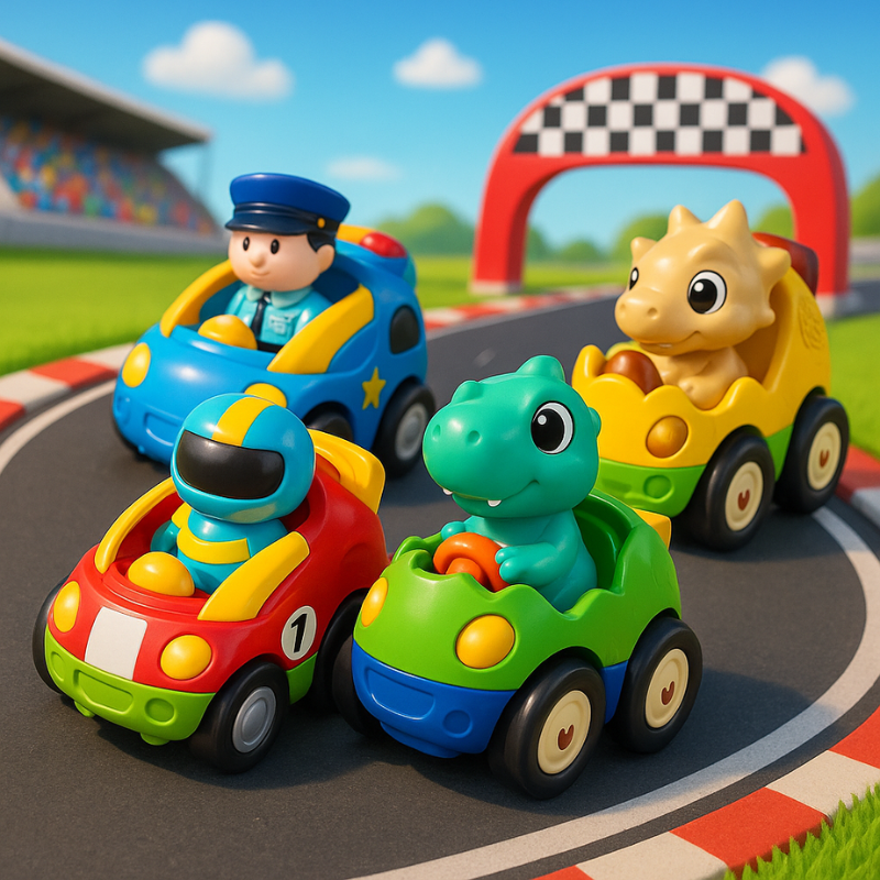 Remote Control Car with Cute Drivers