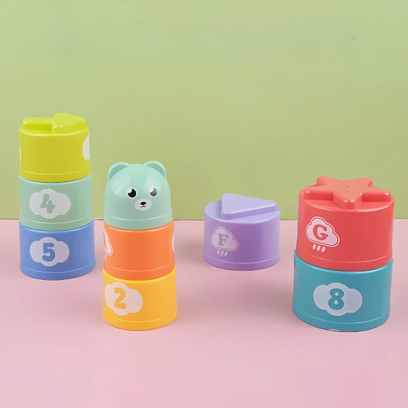 Set Includes 9 Stacking Cups - main product image