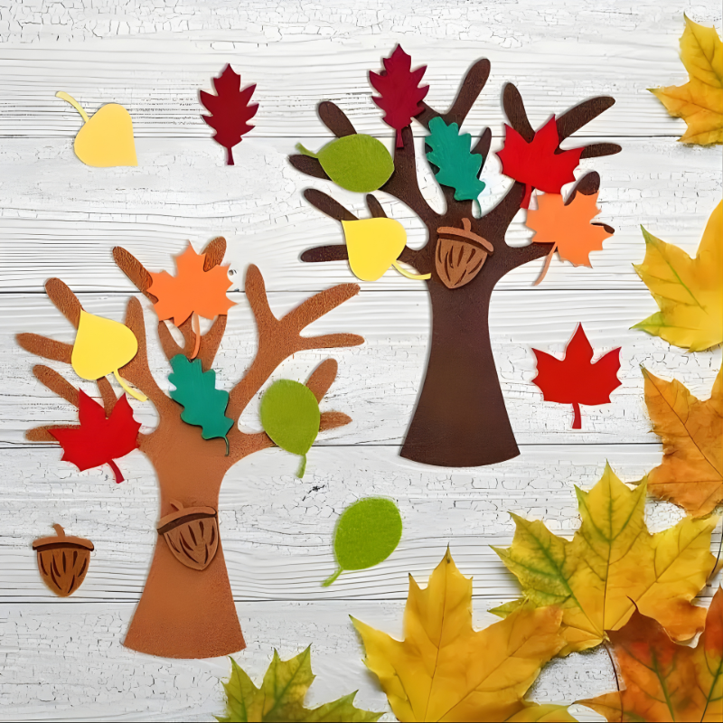 DIY Felt Tree Crafts