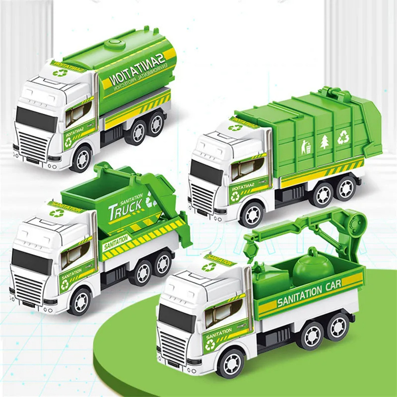 Friction-Powered Garbage Truck - main product image