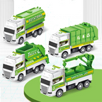Friction-Powered Garbage Truck - main product image