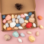 Colorful Montessori Building Blocks - main product image