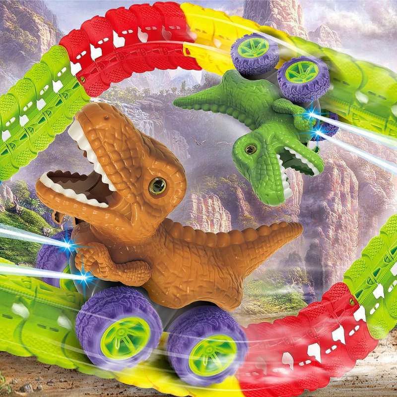 Dinosaur Car Track