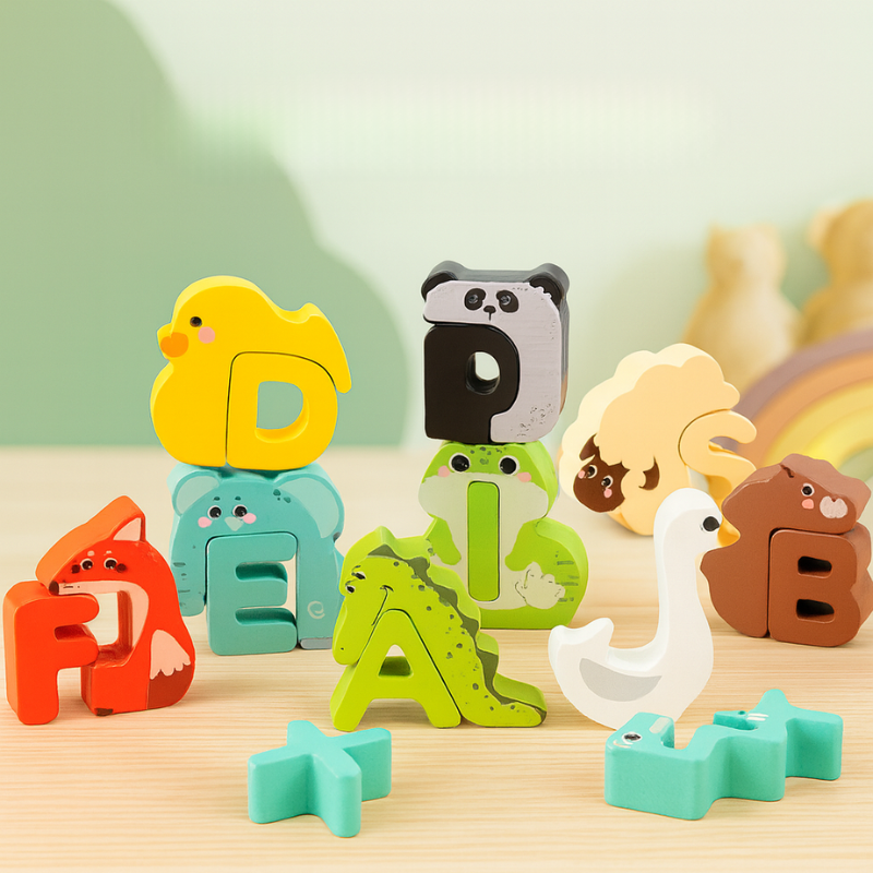 Set Includes 26 Animal Letters - main product image