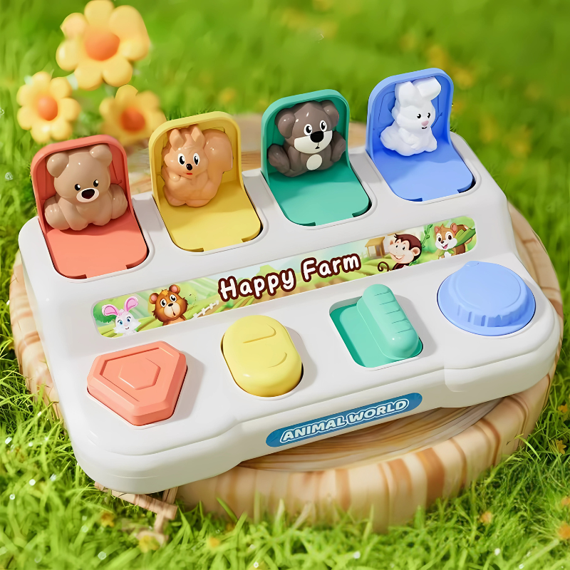 Interactive Animal Activity Toy for Toddlers