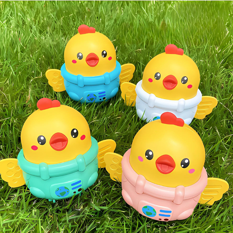 Push and Play Chicken Toy for Active Toddlers