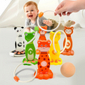 Wooden Animal Bowling Set - main product image