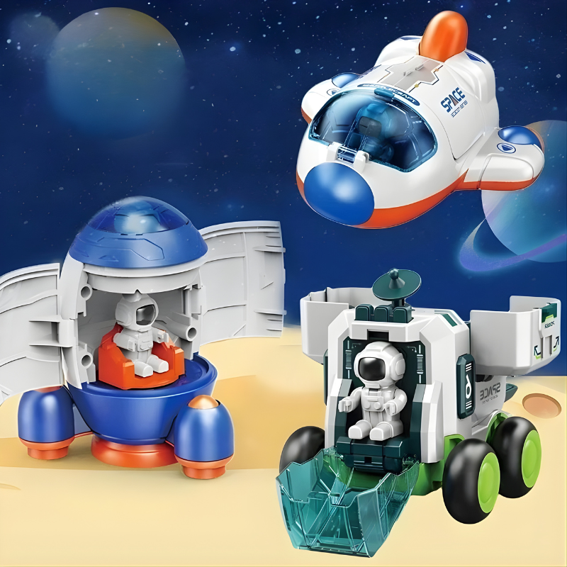 Playful Astronaut-themed Toy Set