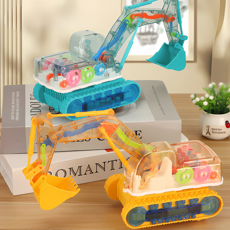 Music and Light Excavator Toy
