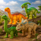 Sound, Light and Egg-Laying Walking Dinosaur