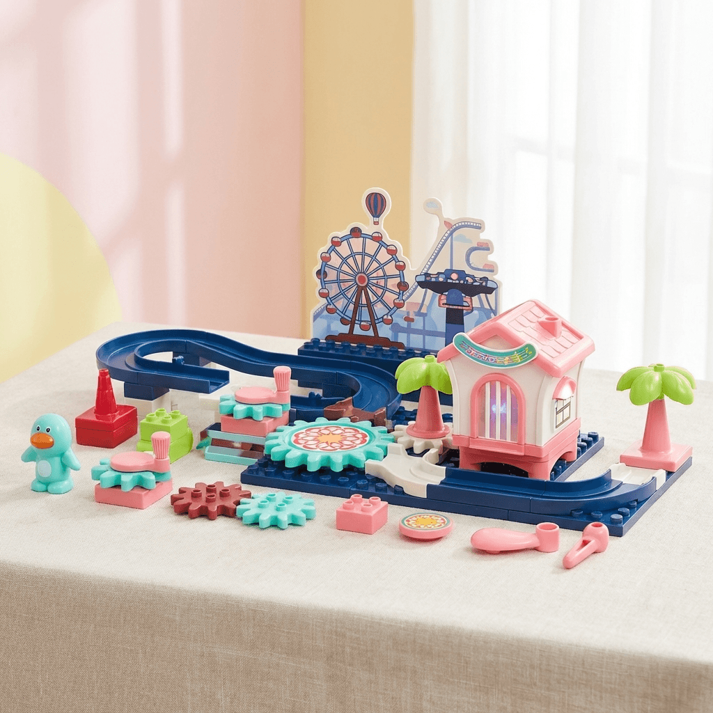 Electric Building Block Set with Spinning Action and Sound - main product image