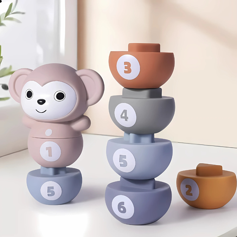 Fun and Educational Rubber Toy Set - main product image
