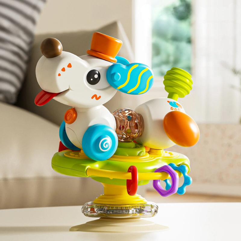 Suction-Cup Puppy Toy