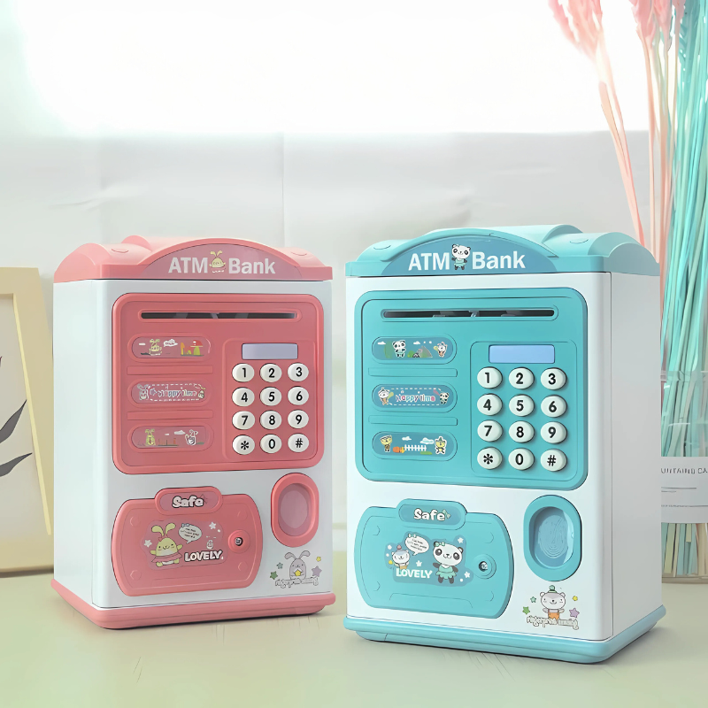 Interactive Piggy Bank with Sound and Light Effects